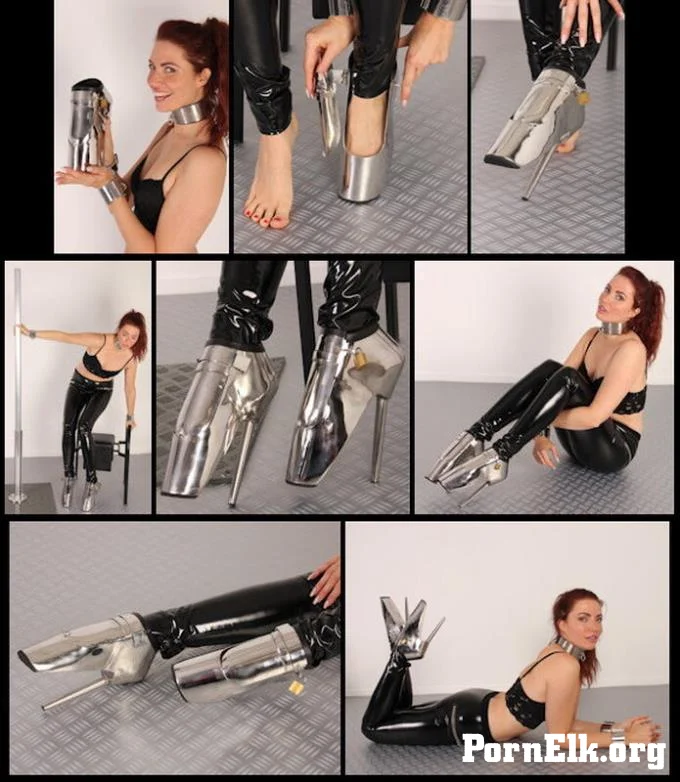 Metal Bondage - MB658 - FoToRo presents: the Steel Ballet Heels!  [FullHD 1080]