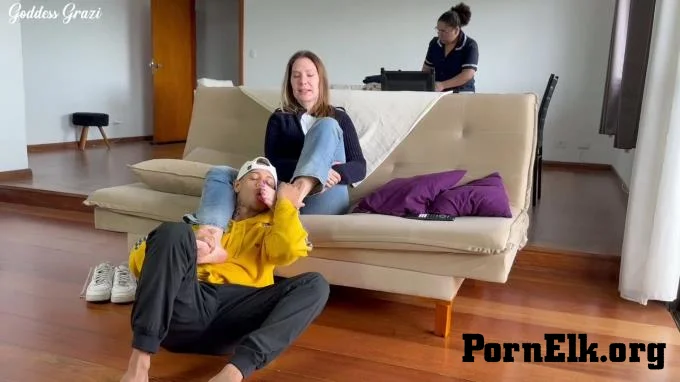Goddess Grazi - The maids step son - He never knew he loved feet Ep 3  [FullHD 1080]