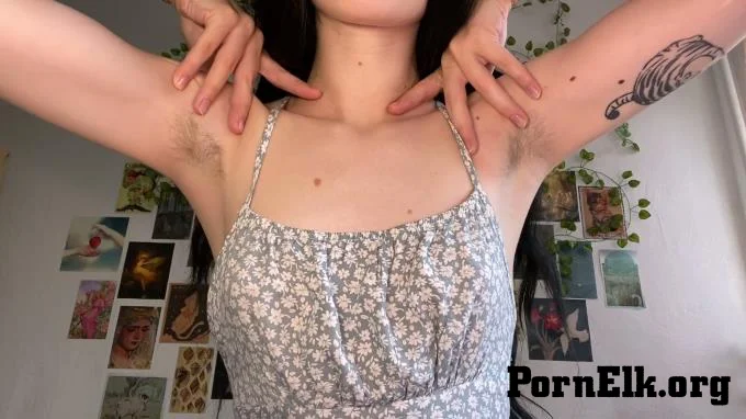 petitelilith - Hairy armpits tease  [FullHD 1080]