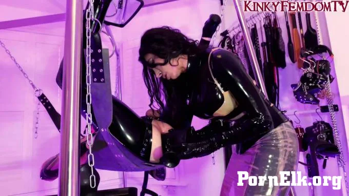 Kinky Femdom TV - Goddess Tangent's Anal Experiments Anal Snake XXL Dildo Double Fist Gimp Maz Morbid  [FullHD 1080]