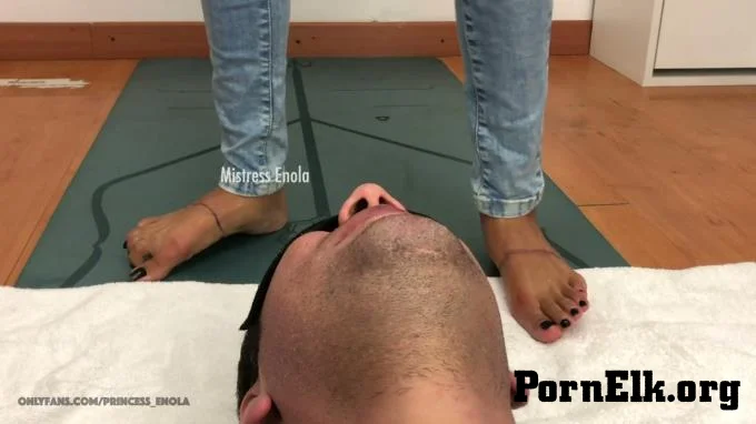 Mistress Enola Fetish - The Dark Challenge Mistress Enola Foot Gagging Reverse Gag Extreme  [FullHD 1080]