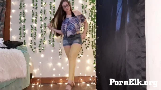 Nicole Nabors - Try On Haul Yellow Fed Legs  [FullHD 1080]