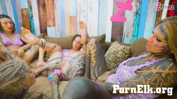 Anuskatzz, Edone Kaliyuga, Trinity, Jessy - Lesbian Foursome [UltraHD 4K 2160p]