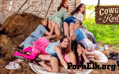 Crazy Alisha, Sugar Ann, Kate Fox, Eva Foreva, Lesly Nilson, Molly Kit - Cowgirl Rodeo 4  [FullHD 1080]